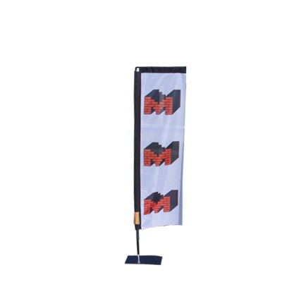 Outdoor Advertising Rectangle Knife Beach Feather Flag