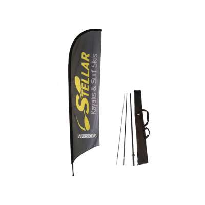 High quality outdoor advertising feather flag custom beach flying banner feather flag pole